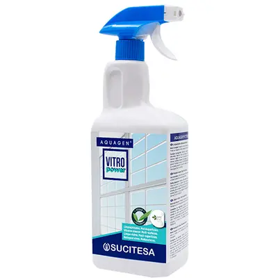 AQUAGEN VITRO POWER почиства и полира до блясък прозорци и стъклени повърхности със средно-високи нива на замърсяване в една-единствена стъпка.
Формулата му включва амоняк за силно обезмасляващо действие, изсъхва изключително бързо и е сертифициран веган продукт с еко гаранция.