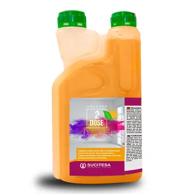 AQUAGEN 2DOSE ORANGE SUNSET отстранява тежки замърсявания и осигурява дълготраен, интензивен ориенталски аромат.
Формулата е самосъхнеща, не изисква изплакване и е напълно подходяща за всякакви миещи се подове.