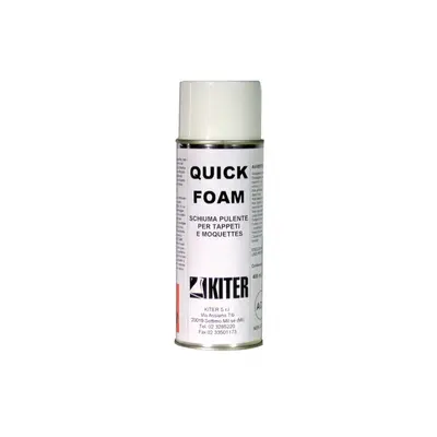 QUICK FOAM - професионална активна пяна спрей за сухо почистване и премахване на петна от килими и тапицерии Kiter