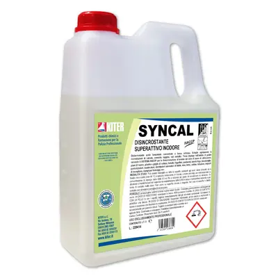 SYNCAL - професионален непенообразуващ киселинен препарат без мирис за премахване на котлен камък в ХАСЕП среди съдомиялни и тръбопроводи Kiter